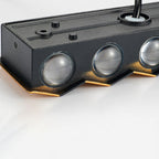 Moderne Licht Luxe Gouden Aluminium Buiten Waterdichte Terras LED Wandlamp