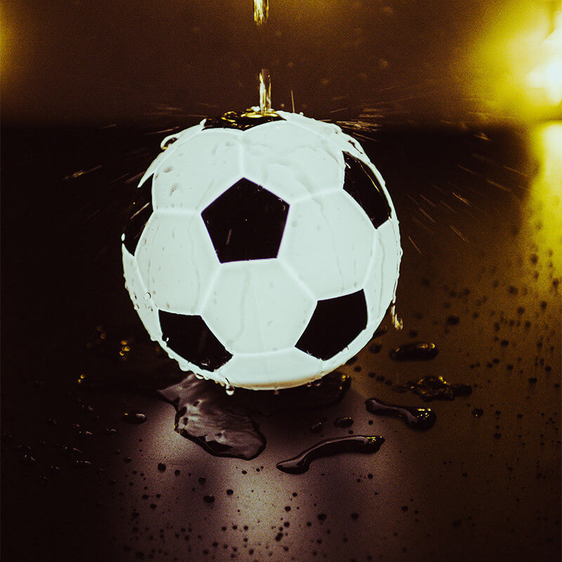 Kreatieve voetbal siliconen LED nachttafel lamp met USB-oplading