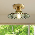Industriële metalen plafondlamp