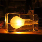 Icecube Lamp - Moderne Tafel Lamp in de Vorm van een IJsblok