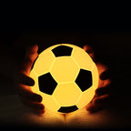 Kreatieve voetbal siliconen LED nachttafel lamp met USB-oplading