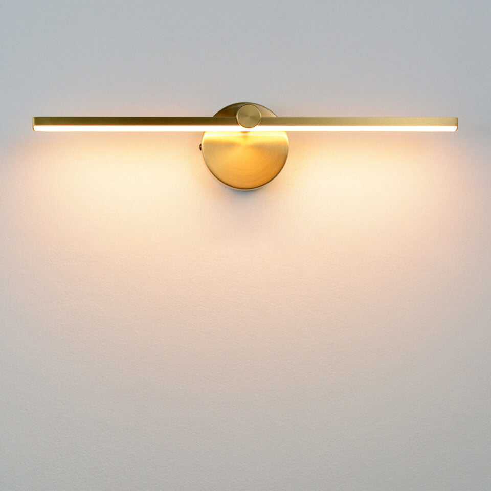 Nordic Minimalist Aluminium Lange Bar Schakel LED Spiegel Wandlamp | Avosian