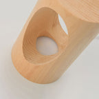 Japanse massief houten rechthoekige zuilen-LED-nachtlamp USB tafellamp