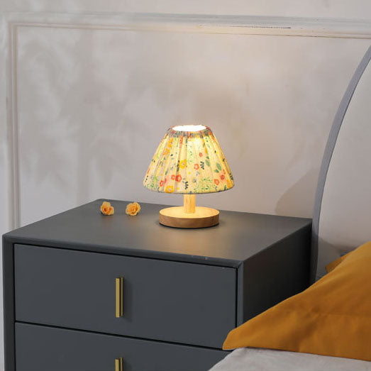 Modern minimalistische creatieve ijzeren bloemenvorm 1-lamp tafellamp