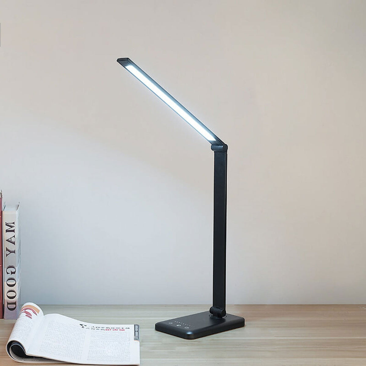 Nordic Creative Vouwbare Touch Dimbare LED Bureau Lamp