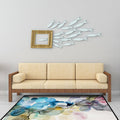 Nieuwe novelty wervel streep patroon tapijt grijs multicolor polyester tapijt machinewasbaar antislip tapijt voor de slaapkamer