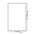 Modern marmeren oppervlakte patroon tapijt Wit en Zwart Polyester tapijt Wasbaar in de machine Antislip tapijt voor de slaapkamer