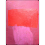 Rood en gele slaapkamer tapijt Modern abstract schilderpatroon vloerkleed Polyester wasbaar vlekbestendig tapijt