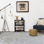 Grijze Slaapkamer Tapijt Moderne Abstract Cementpatroon Vloerkleed Polyester Wasbaar Vlekbestendig Tapijt