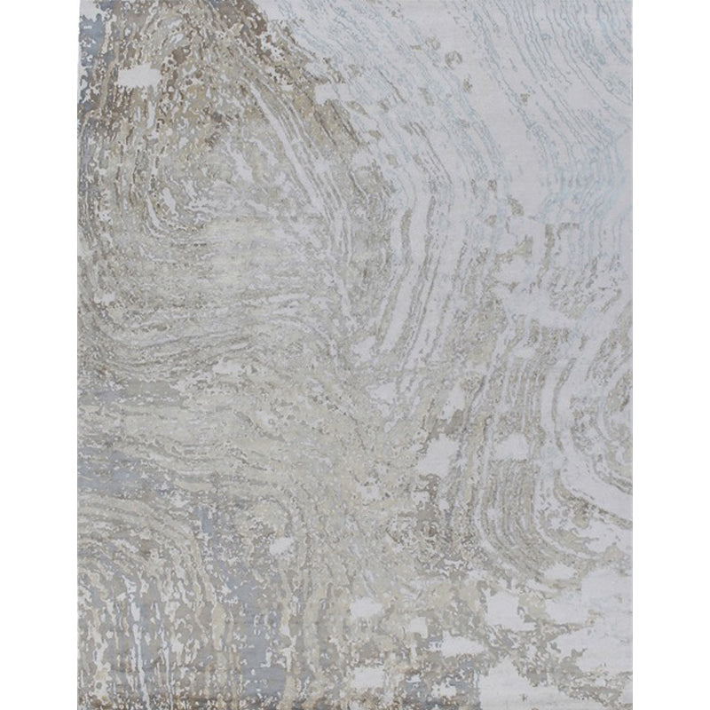 Grijze Slaapkamer Tapijt Moderne Abstract Cementpatroon Vloerkleed Polyester Wasbaar Vlekbestendig Tapijt