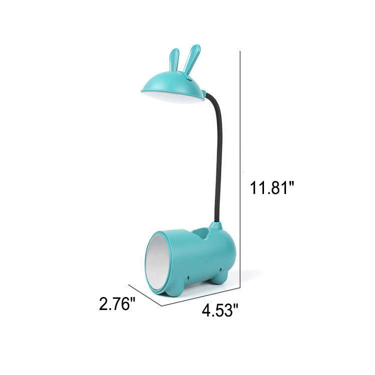 Cartoon Kreativ Konijnen LED Touch USB Penhouder Bureaulamp