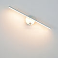 Nordic Minimalist Aluminium Lange Bar Schakel LED Spiegel Wandlamp | Avosian