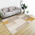 Fancy Abstract Tapijt Bruin Hedendaags Tapijt Polyester Huisdier-vriendelijk Wasbaar Tapijt voor Woonkamer