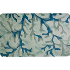 Blauw Modernisme Tapijt Polyester Takpatroon Tapijt Huisdiervriendelijk Machinewasbaar Antislip Achtergrond Tapijt voor Decoratie
