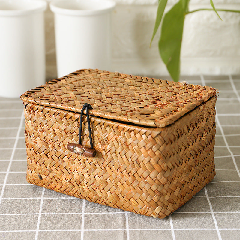 Handgemaakte Woven Opbergdoos