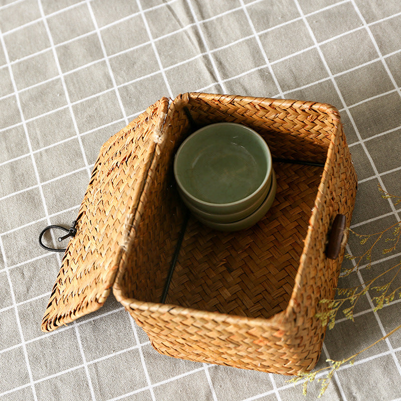 Handgemaakte Woven Opbergdoos