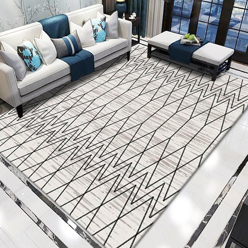 Stijlvolle Modernisme Tapijt Multicolor Gestreept Patroon Tapijt Huisdiervriendelijk Antislip Wasbaar Tapijt voor Decoratie