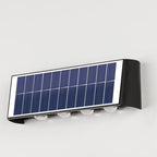 Moderne eenvoud Solar waterdichte rechthoekige ABS PMMA LED wandlamp voor buiten terras