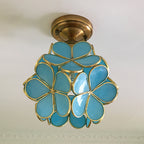 Retro-Stijl PVC Plafondlamp – Bloemenpatroon voor een unieke uitstraling