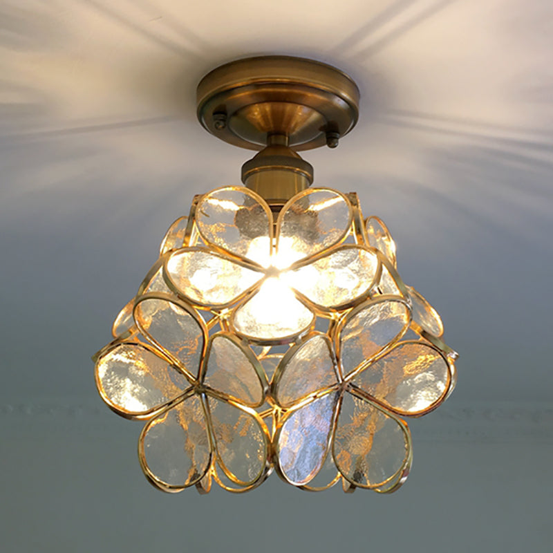 Retro-Stijl PVC Plafondlamp – Bloemenpatroon voor een unieke uitstraling
