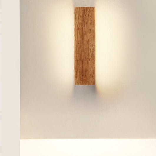 OakBeam | Minimalistische Massief Houten LED Wandlamp