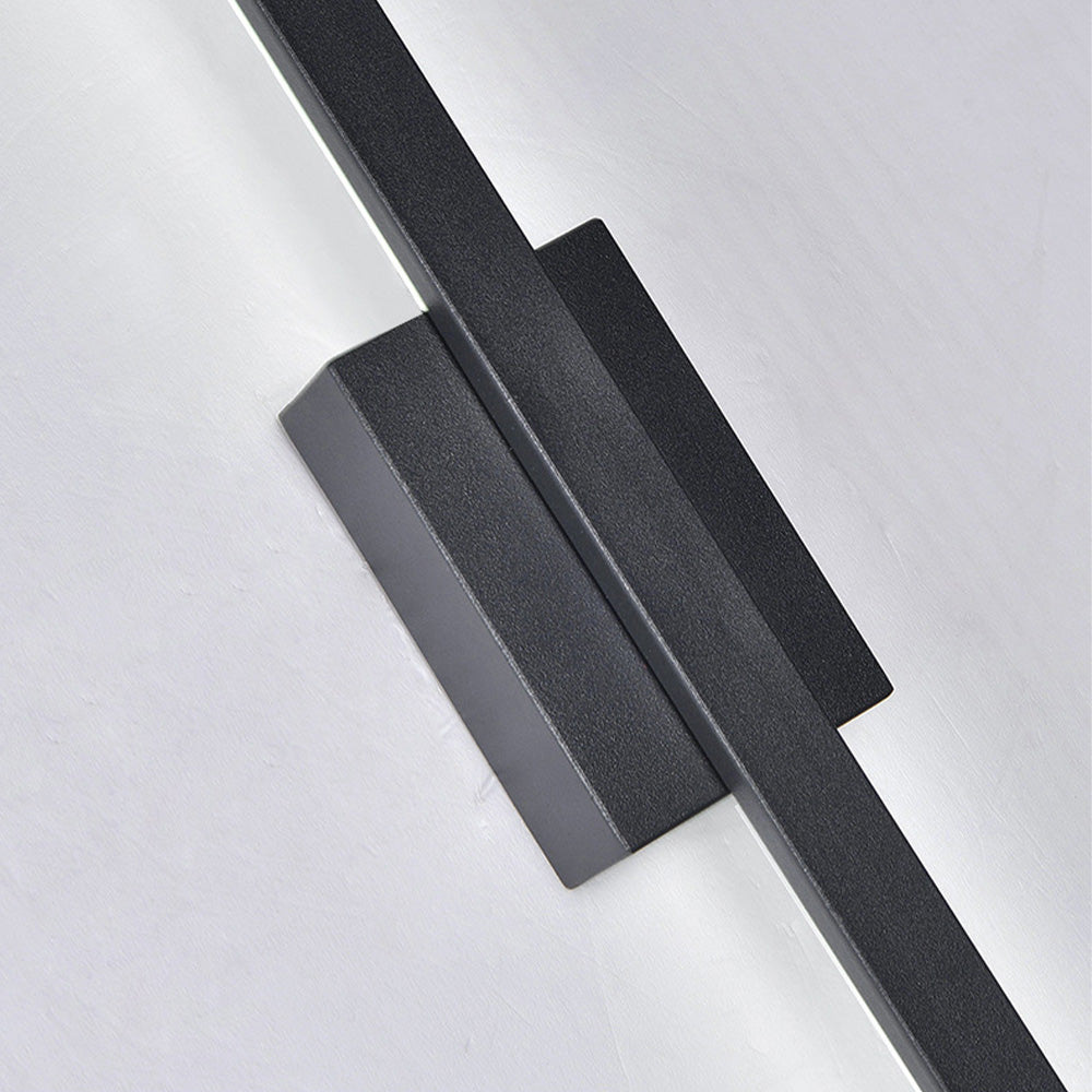 Industriële Minimalistische Lange LED IJzeren Wandlampen voor hedendaagse woonkamerdecoratie en stijlvolle verlichting