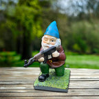 Militaire Tuinbeeld met Camouflage Uniform