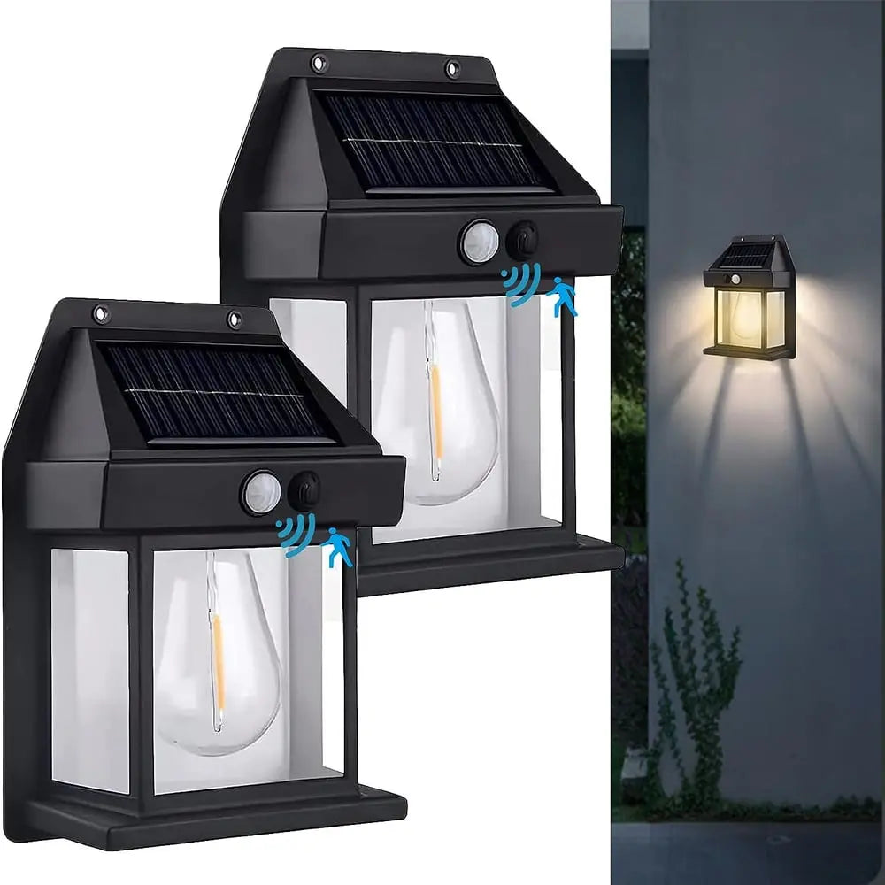 Solar-Wandlamp voor buiten - Met bewegingssensor & schemerschakelaar