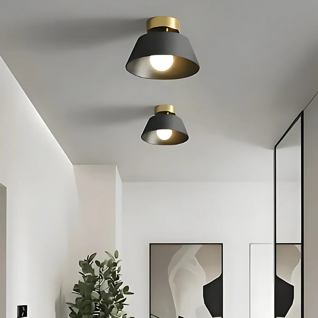 Retro LED Plafondlamp | Plafondlicht Woonkamer
