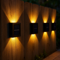 Zonne-energie aangedreven LED wandlampen | Weerbestendig, automatische werking & ideaal voor tuin- en opritverlichting