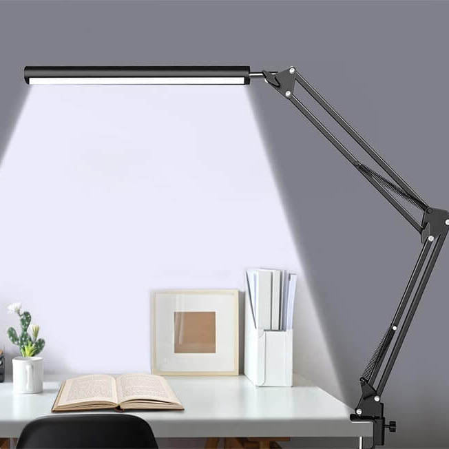 LED opvouwbare lange arm clip oogbescherming USB lees bureau lamp