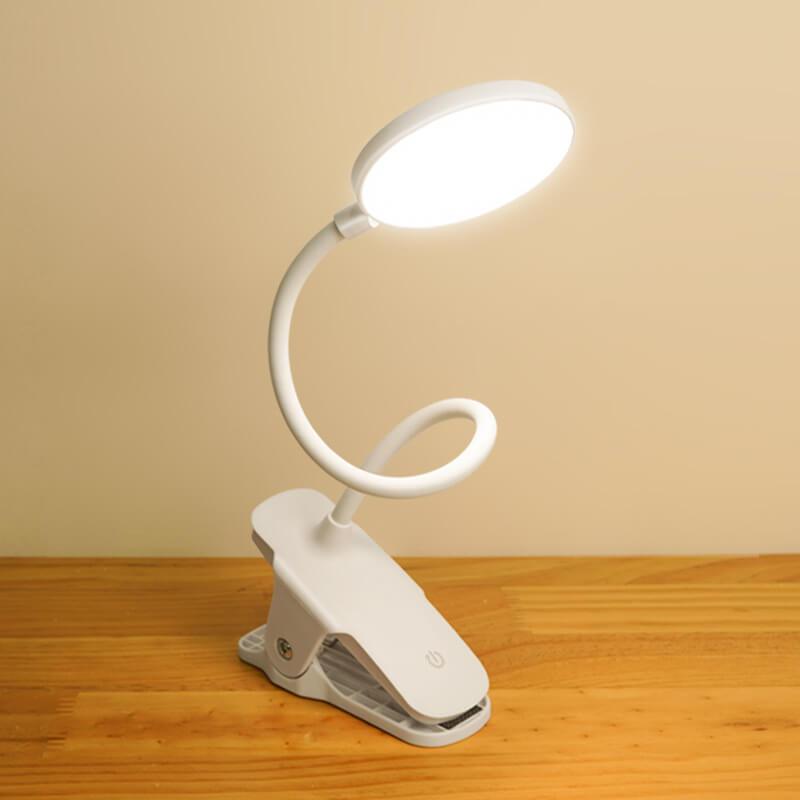 Eenvoudige LED Clip Bureau Lamp Oplaadbaar Oogbescherming Nachtlamp