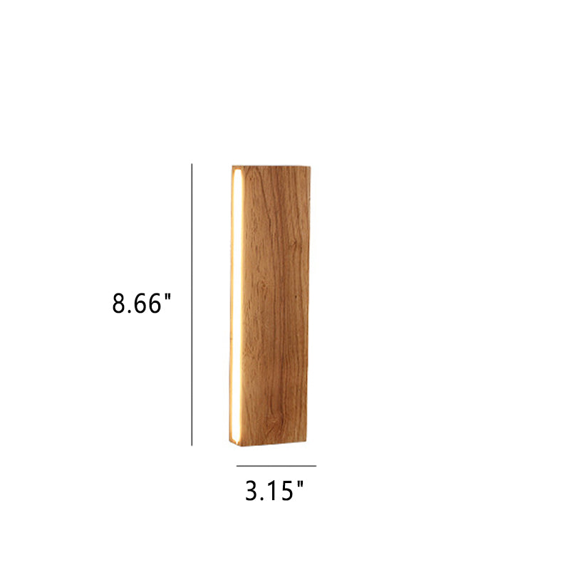 OakBeam | Minimalistische Massief Houten LED Wandlamp