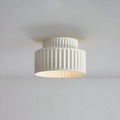 Moderne geribbelde plafondlamp
