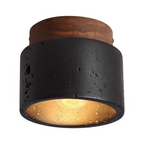 Plafondlamp met steenlook