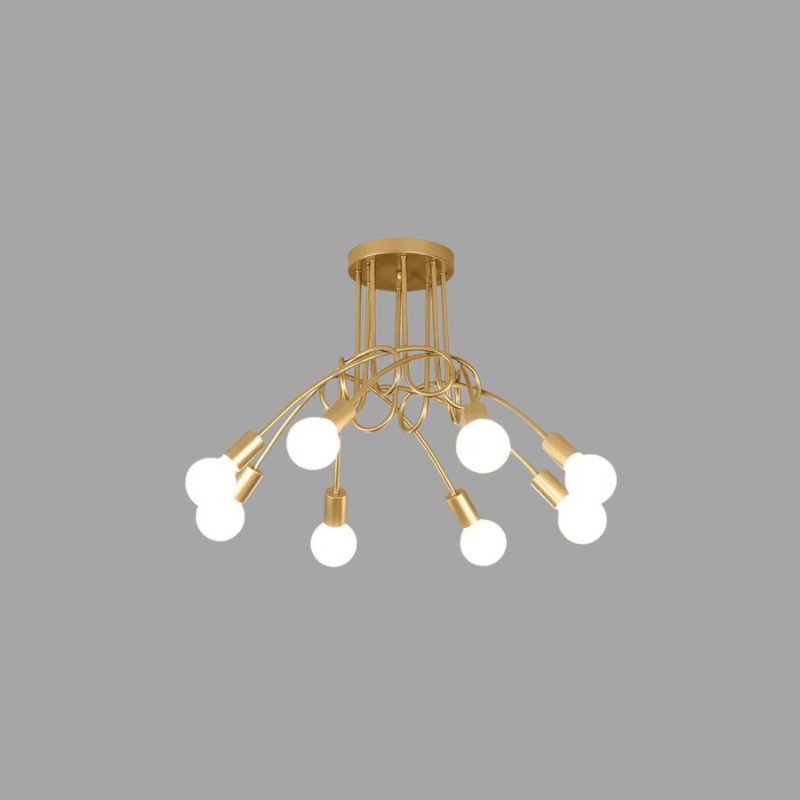 Vintage LED plafondlamp in antiek design