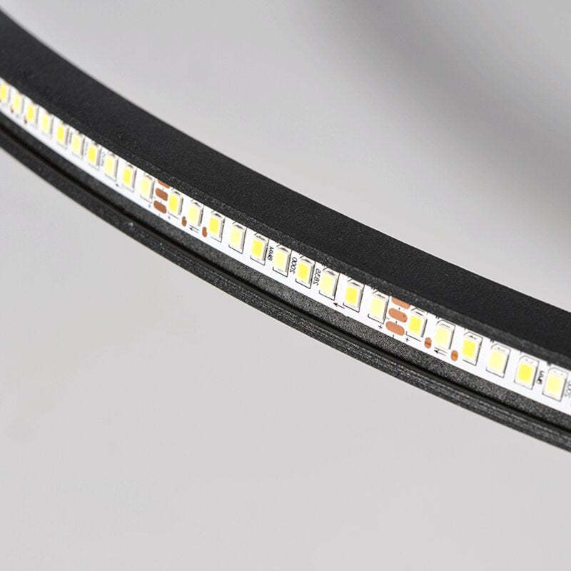 LunaNova - Moderne LED plafondlamp met metaal/acryl voor woon- en slaapkamer, Avosianack/witte design