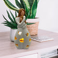 Moeder-Dochter Figuur Flikkerende Kaarsenhouder - LoveGlow
