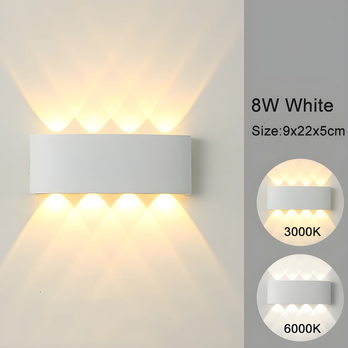 LED wandlampen voor binnen- en buitenruimtes