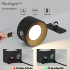 360° draadloze oplaadbare wandlamp | Veelzijdige LED-verlichtingsoplossing