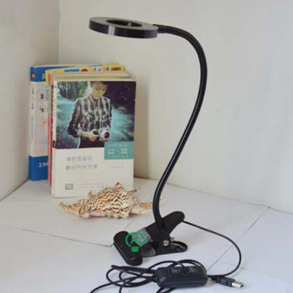 Kreatieve eenvoudige USB-broekknop LED-leesclip-bureau lamp