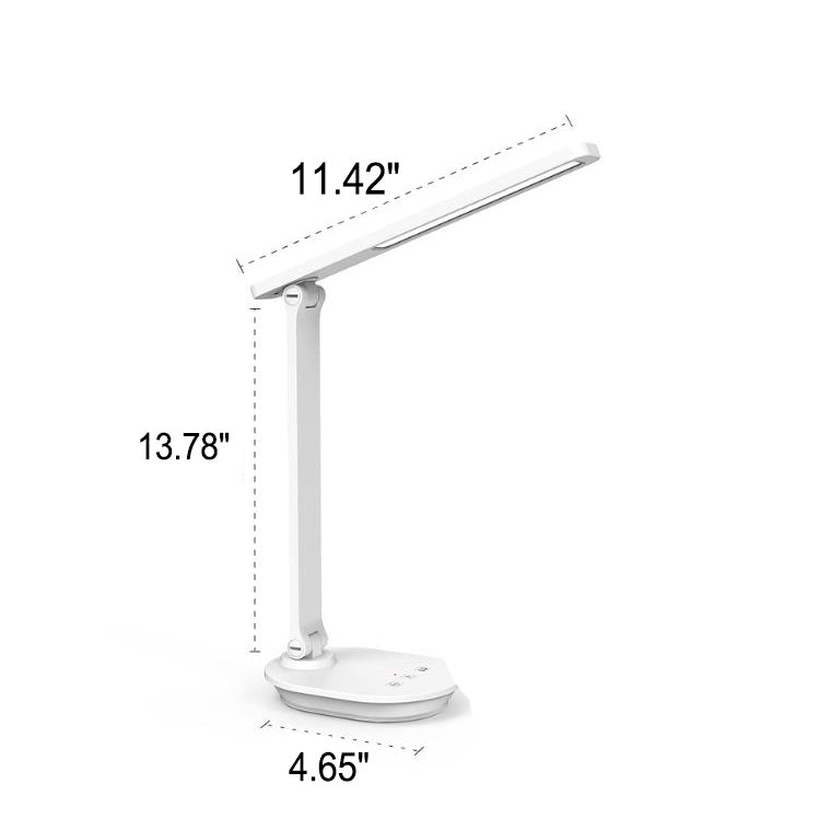 Moderne dubbel opvouwbare oogverzorging draadloze oplaadbare LED bureau lamp
