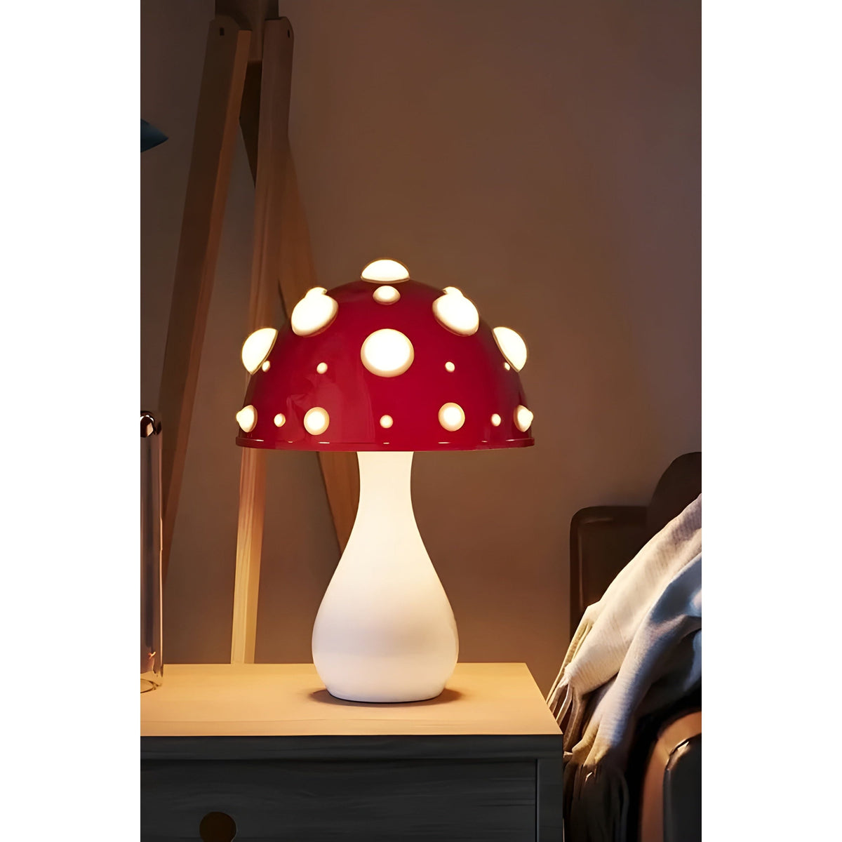 Lamp - Decoratieve Paddenstoeltischlamp