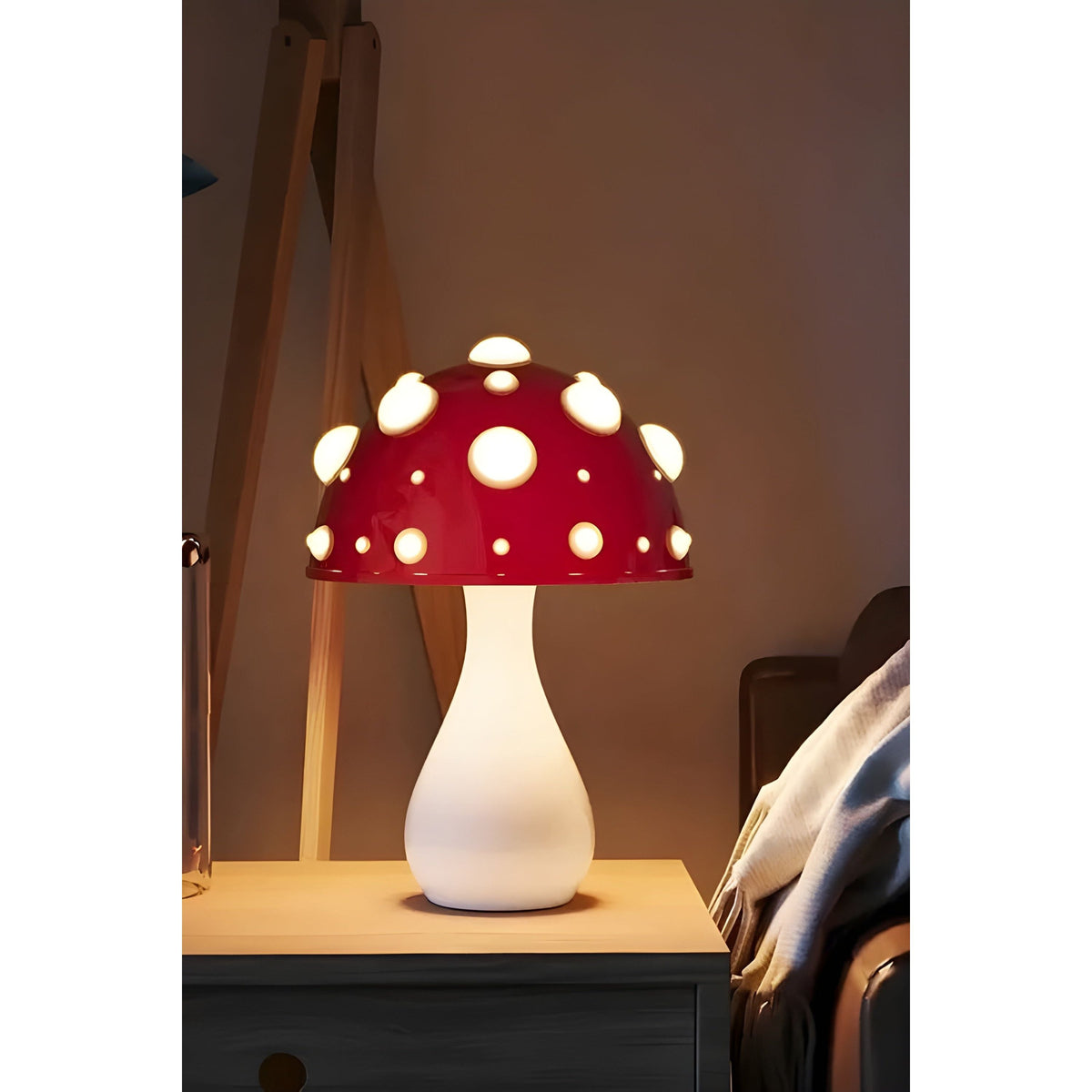 Lamp - Decoratieve Paddenstoeltischlamp