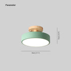 Moderne LED ceiling lamp van hout – Quinn ceiling lamp voor woonkamer, gang, slaapkamer en eetkamer
