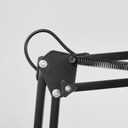 Moderne minimalistische uitschuifbare tafellamp met lange arm en clip van ABS met 1 licht voor de slaapkamer