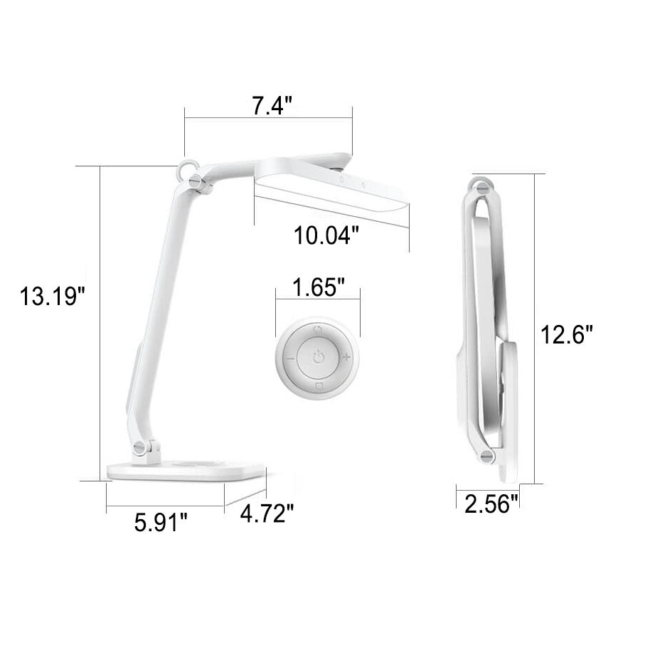 Moderne Schüleraugenbescherming USB-oplaadbare Vouwbare LED-bureau-lamp
