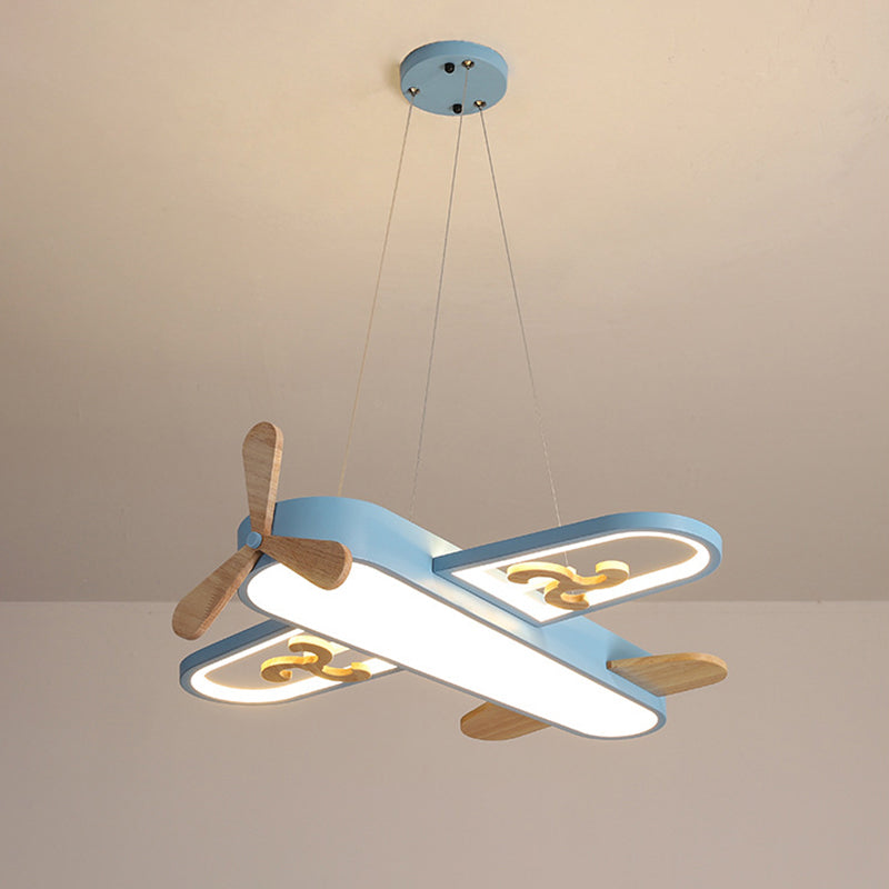 LED vliegtuig kinderkamer kroonluchter - SkyFlyer