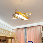LED vliegtuig kinderkamer kroonluchter - SkyFlyer