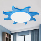 Kinderkamer plafondlamp - zonvormige LED-verlichting